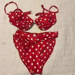 Two size 8 two piece bathing suits
